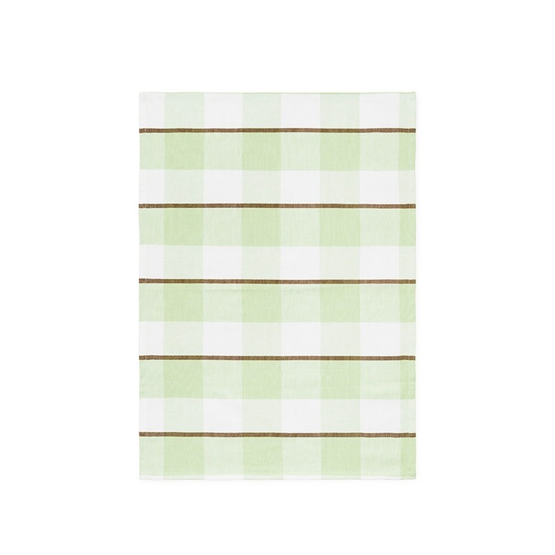 NormannCopenhagenViskestykkeRenMaxiCheckPaleGreenElmGreen-31