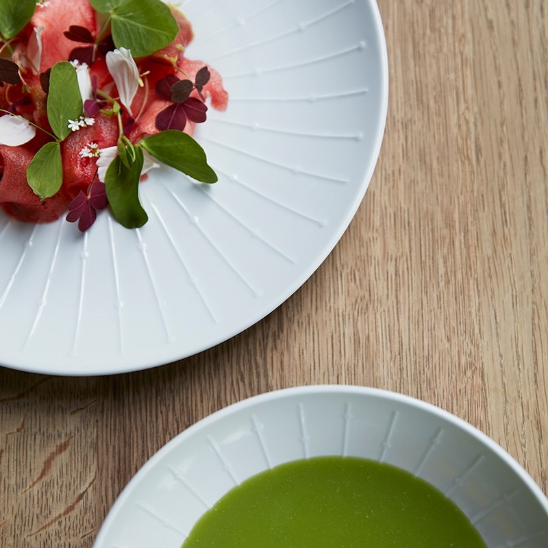 NormannCopenhagenTivoliBanquetCoupeTallerken27cmHvid-31