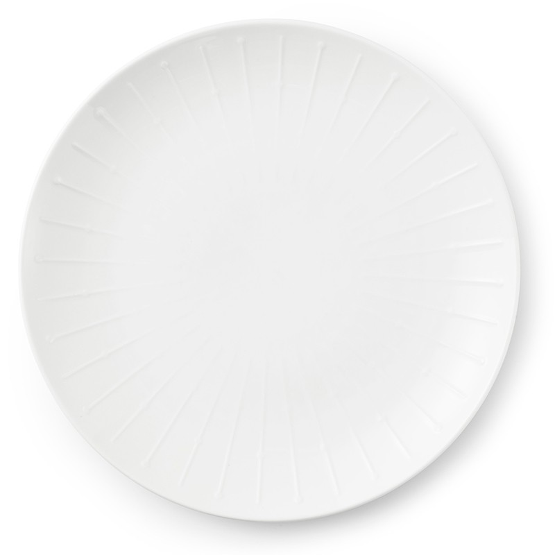 NormannCopenhagenTivoliBanquetCoupeTallerken27cmHvid-31