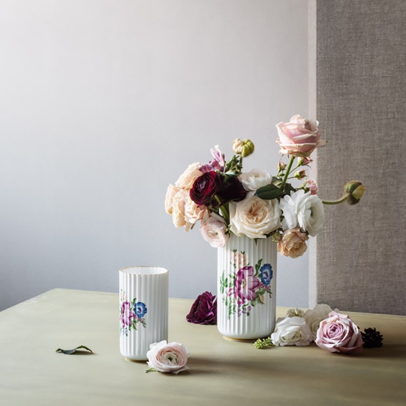 LyngbyPorcelnVaseBlomster20cm-31
