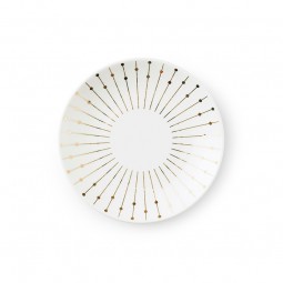 NormannCopenhagenTivoliBanquetCoupeTallerken17cmGuld-20